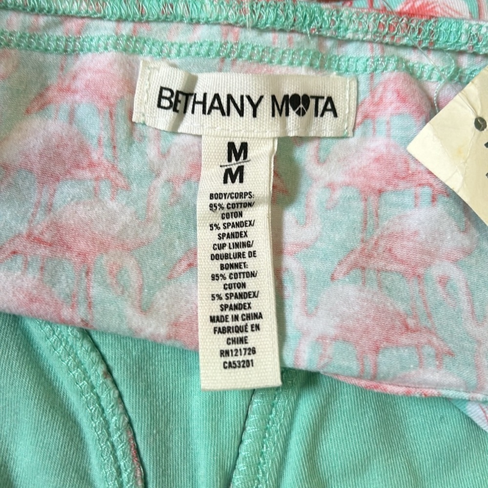 Aeropostale Flamingo Print Bralette Medium - Picture 3 of 5